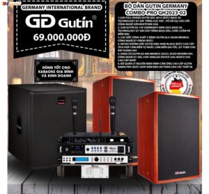 Bộ Dàn Karaoke GUTIN GERMANY COMPO-PRO GP2023-02